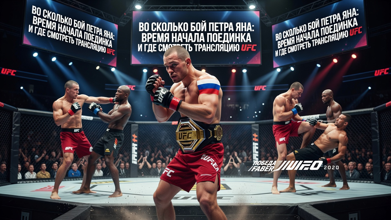 Во сколько бой Петра Яна: время начала поединка и где смотреть трансляцию UFC