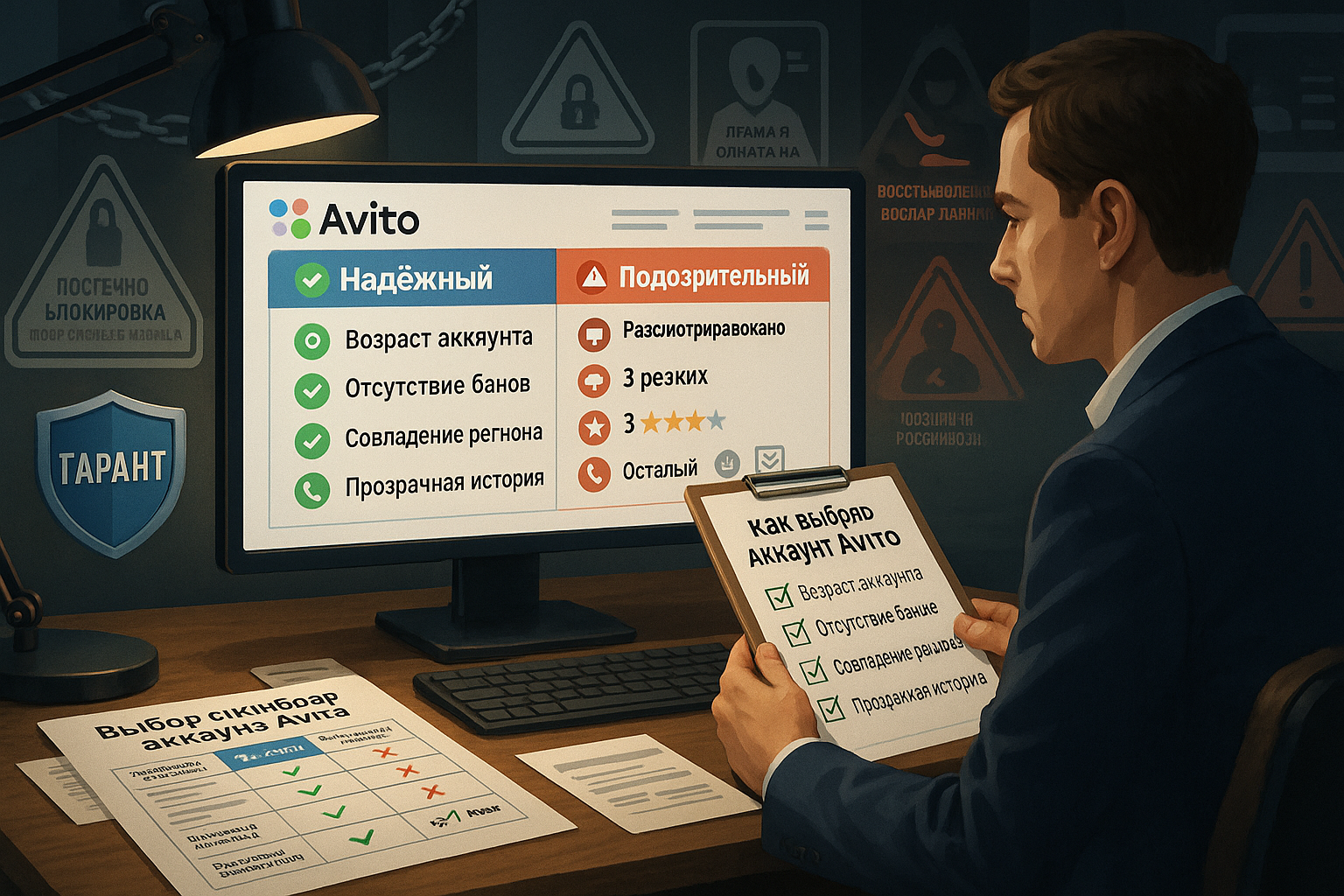 Как выбрать аккаунт Авито: безопасная покупка, проверка продавца и ключевые риски