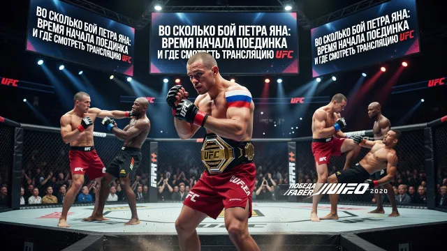 Во сколько бой Петра Яна: время начала поединка и где смотреть трансляцию UFC
